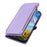 For Nothing Phone (3a) Pro Case TPU + PU Leather Wallet Phone Cover with Wrist Strap - Purple - 6