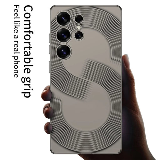 GKK For Samsung Galaxy S25 Ultra Case Hard PC Ultra Slim Phone Back Cover S-Shape Design - Titanium Grey - 2