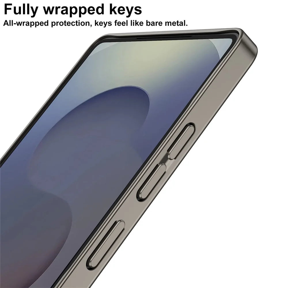 GKK For Samsung Galaxy S25 Ultra Case Hard PC Ultra Slim Phone Back Cover S-Shape Design - Titanium Grey - 5