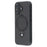 For iPhone 16 Case Kickstand TPU PC Leather Phone Back Cover with AI Button - Black - 4