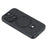 For iPhone 16 Pro Case Kickstand TPU PC Leather Phone Back Cover with AI Button - Black - 7