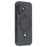 For iPhone 16 Plus Case Kickstand TPU PC Leather Phone Back Cover with AI Button - Black - 1