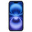 For iPhone 16 Plus Case Kickstand TPU PC Leather Phone Back Cover with AI Button - Black - 2