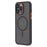 For iPhone 15 Pro Max Magnetic Case Skin Touch TPU + PC Phone Back Cover - Black - 4