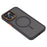 For iPhone 15 Pro Max Magnetic Case Skin Touch TPU + PC Phone Back Cover - Black - 7