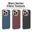 GKK For iPhone 16 Pro Case Compatible with MagSafe Metal + PC Phone Back Cover Carbon Fiber Texture - Red  /  Black - 7