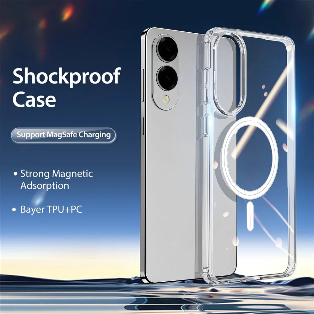 DUX DUCIS For Samsung Galaxy S25 Edge Back Cover  Clin Series Clear Phone Magnetic Case - Clear - 2