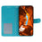 For Google Pixel 10 Pro XL / 9 Pro XL Case Wallet Stand Imprinted Rose Butterfly PU Leather Phone Cover - Blue - 2