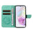 For Samsung Galaxy A56 5G / M56 5G Case Butterfly Pattern PU Leather Folio Flip Phone Cover -  Green - 2