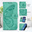 For Samsung Galaxy A56 5G / M56 5G Case Butterfly Pattern PU Leather Folio Flip Phone Cover -  Green - 4