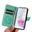 For Samsung Galaxy A56 5G / M56 5G Case Butterfly Pattern PU Leather Folio Flip Phone Cover -  Green - 7