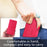 For Samsung Galaxy A36 5G Leather Wallet Case Sunflower Imprinted Phone Cover - Red - 4