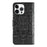 For iPhone 14 Pro Max Case PU Leather Mandala Imprinted Design Wallet Phone Cover - Black - 5