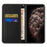 For Samsung Galaxy A36 5G Case Leather Flip Phone Cover Stand Strong Magnetic Closure - Black - 2