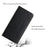 For Samsung Galaxy A36 5G Case Leather Flip Phone Cover Stand Strong Magnetic Closure - Black - 5