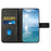 For Samsung Galaxy A56 5G Case Line Pattern Wallet Leather Phone Cover - Black - 3
