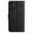 For Samsung Galaxy A56 5G Case Line Pattern Wallet Leather Phone Cover - Black - 7