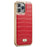 FIERRE SHANN For iPhone 14 Pro Max Electroplated Crocodile Texture PU Leather Coated TPU Case Anti-drop Anti-scratch Back Cover - Red - 2