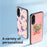 For Samsung Galaxy S25 Edge Case Butterfly Pattern TPU + Tempered Glass Protective Phone Cover - Colorful Butterfly - 4