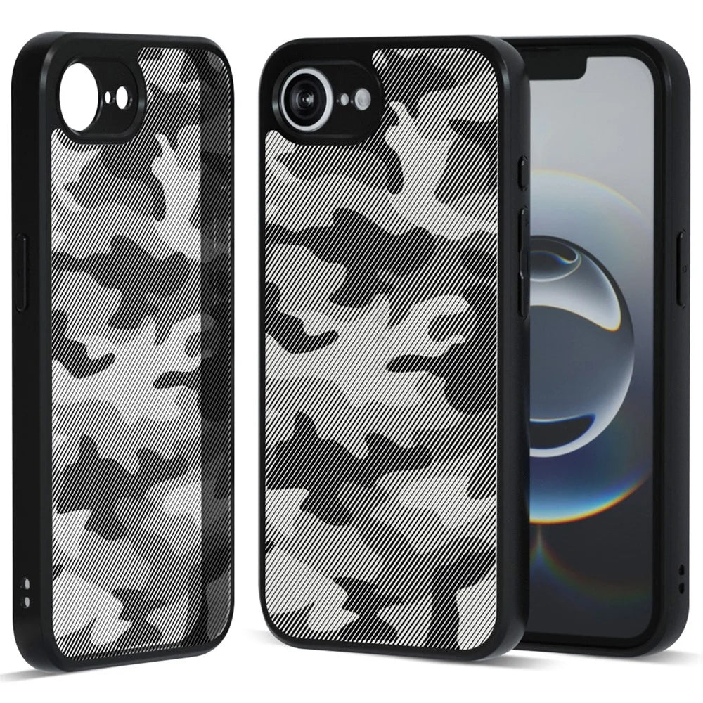 IBMRS For iPhone 17e / 16e Case TPU + PC Heavy Duty Shockproof Phone Cover - Artistic Camouflage - 1