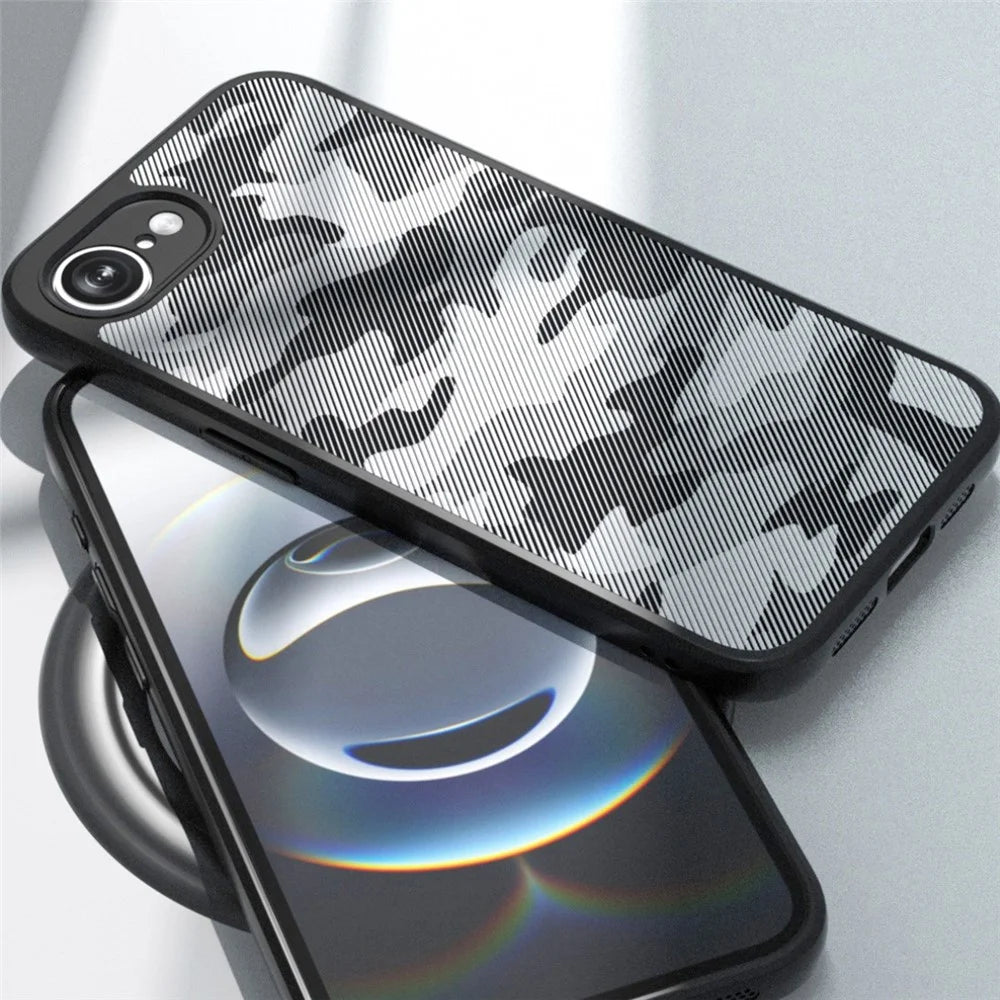 IBMRS For iPhone 17e / 16e Case TPU + PC Heavy Duty Shockproof Phone Cover - Artistic Camouflage - 2