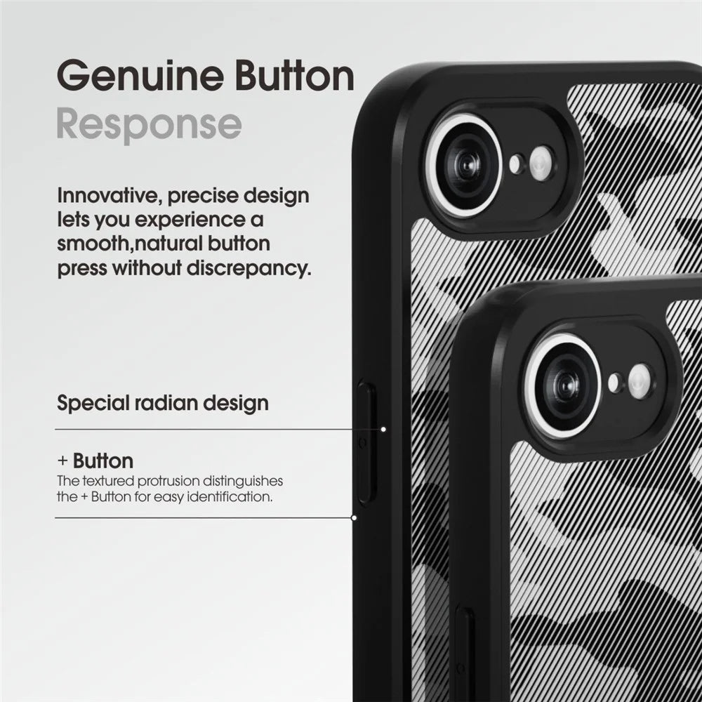IBMRS For iPhone 17e / 16e Case TPU + PC Heavy Duty Shockproof Phone Cover - Artistic Camouflage - 5