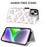 AHASTYLE WG08 For iPhone 14 Case Pattern Printing Wallet Kickstand Anti Drop Leather Phone Back Cover - Leopard - 3