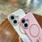 For iPhone 16 Case Compatible with MagSafe Skin Touch Slim PC Phone Back Cover - Pink - 3