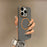 For iPhone 16 Pro Max Case Compatible with MagSafe Skin Touch Slim PC Phone Back Cover - Grey - 2
