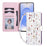 For Samsung Galaxy S25 Edge Case RFID Blocking Flower Leather Phone Cover - Small Flower - 5
