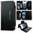 For iPhone 17e / 16e Case Detachable 2-in-1 Magnetic Closure PU Leather Wallet Phone Case - Black - 1