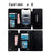 For iPhone 17e / 16e Case Detachable 2-in-1 Magnetic Closure PU Leather Wallet Phone Case - Black - 3