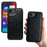 For iPhone 17e / 16e Case Detachable 2-in-1 Magnetic Closure PU Leather Wallet Phone Case - Black - 7