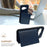For Google Pixel 9a Case Card Bag Kickstand TPU + PU Phone Cover - Blue - 3