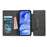 For Google Pixel 9a Case Detachable 2-in-1 Magnetic Closure PU Leather Wallet Phone Case - Grey - 2