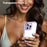 For iPhone 16 Pro Max Case TPU + Acrylic Phone Back Cover Anti Yellowing - Purple - 4