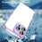 For iPhone 16 Pro Max Case TPU + Acrylic Phone Back Cover Anti Yellowing - Purple - 5