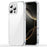For iPhone 16 Pro Case TPU + Acrylic Phone Back Cover Anti Yellowing - Transparent - 1