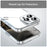 For iPhone 16 Pro Case TPU + Acrylic Phone Back Cover Anti Yellowing - Transparent - 7