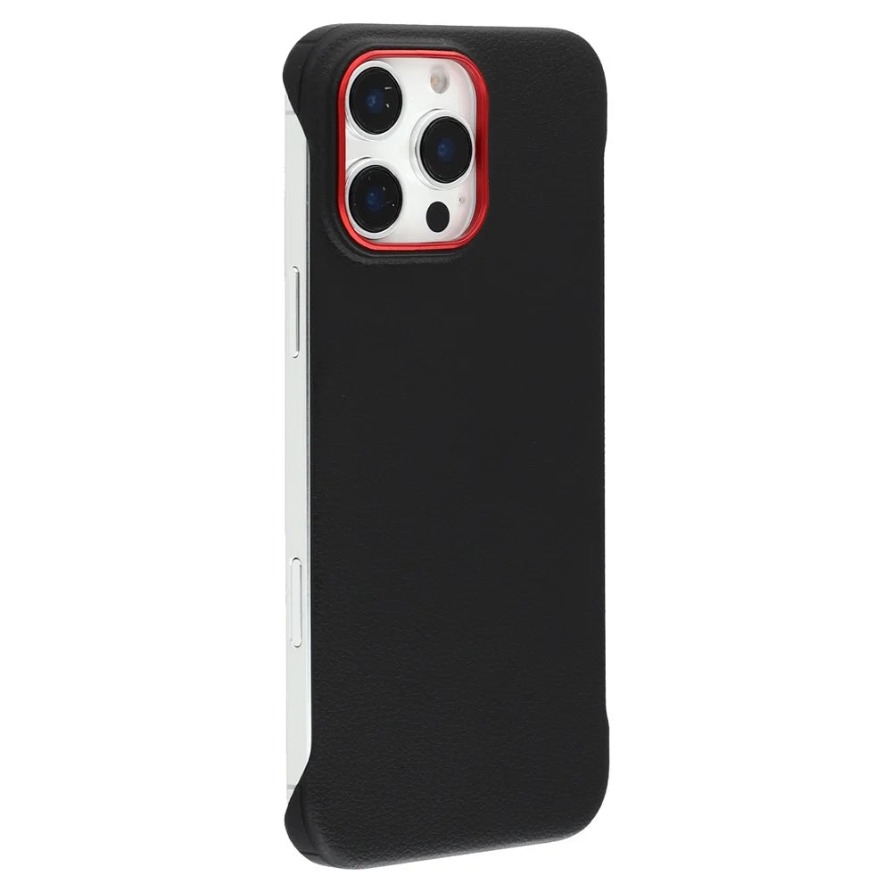 X-LEVEL For iPhone 16 Pro Magnetic Case Boardless PC + Metal Phone Back Cover - Black - 4