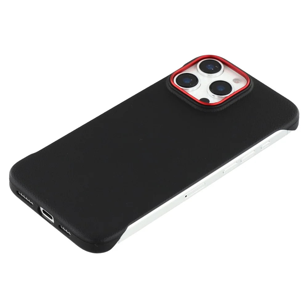 X-LEVEL For iPhone 15 Pro Magnetic Case Boardless PC + Metal Phone Back Cover - Black - 5