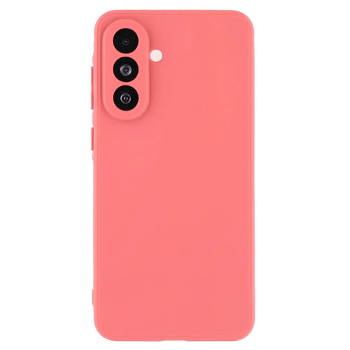 For Samsung Galaxy A56 5G Case Precise Cutouts Straight Edge TPU Shockproof Phone Cover - Hawthorn Red - 1