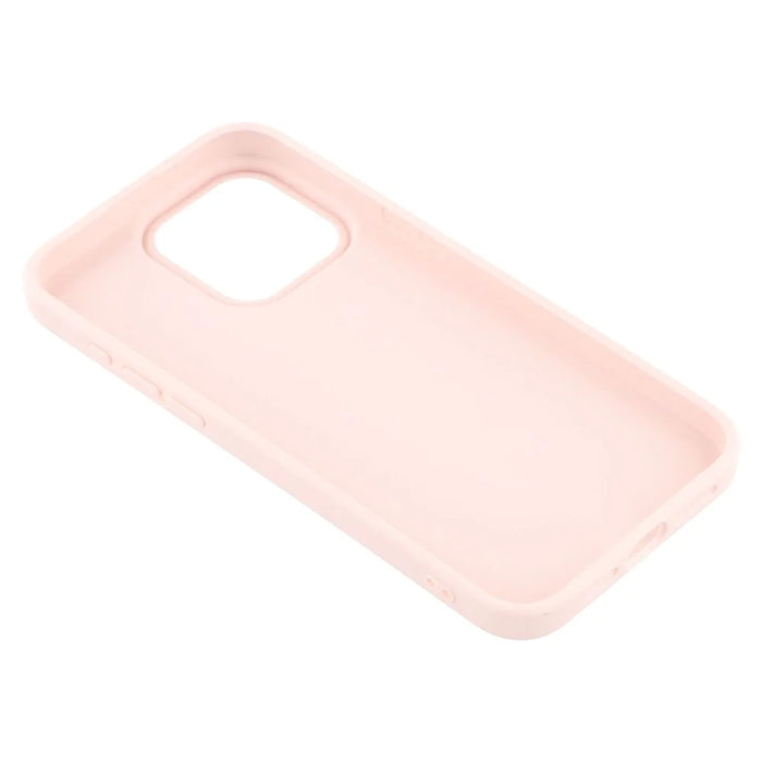 For iPhone 15 Pro Case Pattern Printed 2.0mm TPU Phone Cover with 3D Accessories Decor - Pink + Macaron - 7