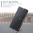 For iPhone 17e / 16e Case Dots Imprinted PU Leather Flip Phone Cover with Card Slot, Strap - Black - 5