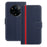 For Realme 14 Pro+ 5G Phone Cases Wallet Stand Color Splicing Leather Cover with Magnetic Clasp - Blue - 1