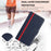 For Realme 14 Pro+ 5G Phone Cases Wallet Stand Color Splicing Leather Cover with Magnetic Clasp - Blue - 3