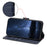 For Realme 14 Pro+ 5G Phone Cases Wallet Stand Color Splicing Leather Cover with Magnetic Clasp - Blue - 5