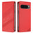 For Google Pixel 10 Pro XL Phone Cases Punk Style Imprinted Wallet Stand Leather Cover - Red - 1