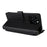 For Doogee Note 58 Pro  /  Note 58 Wallet Case with Shoulder  /  Wrist Strap Leather Phone Cover Stand - Black - 5