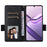 For Doogee Note 58 Pro  /  Note 58 Case with Wrist Strap Litchi Texture PU Leather Wallet Phone Cover - Black - 2